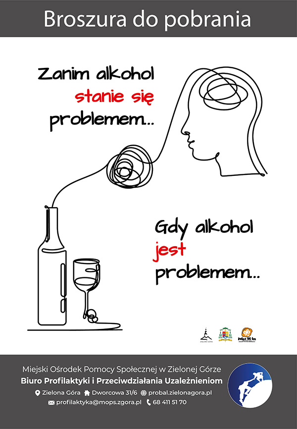 „Zanim alkohol stanie się problemem … Gdy alkohol jest problemem …”